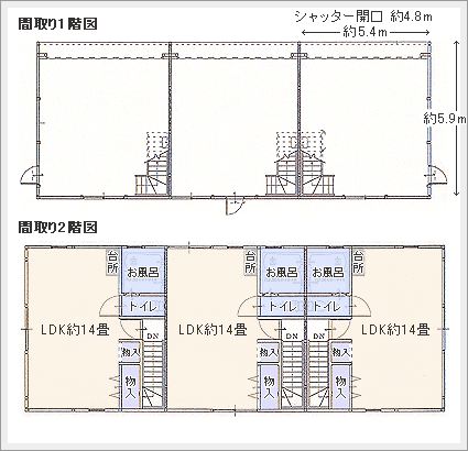 間取り図　ホビレッジ足立 神明