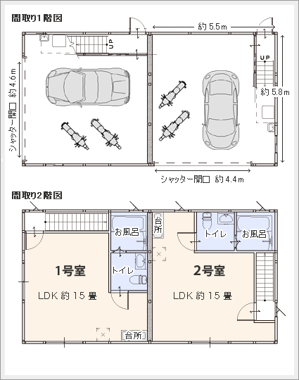 間取り図　ガレージハウス橋本 多摩境見晴らしの丘